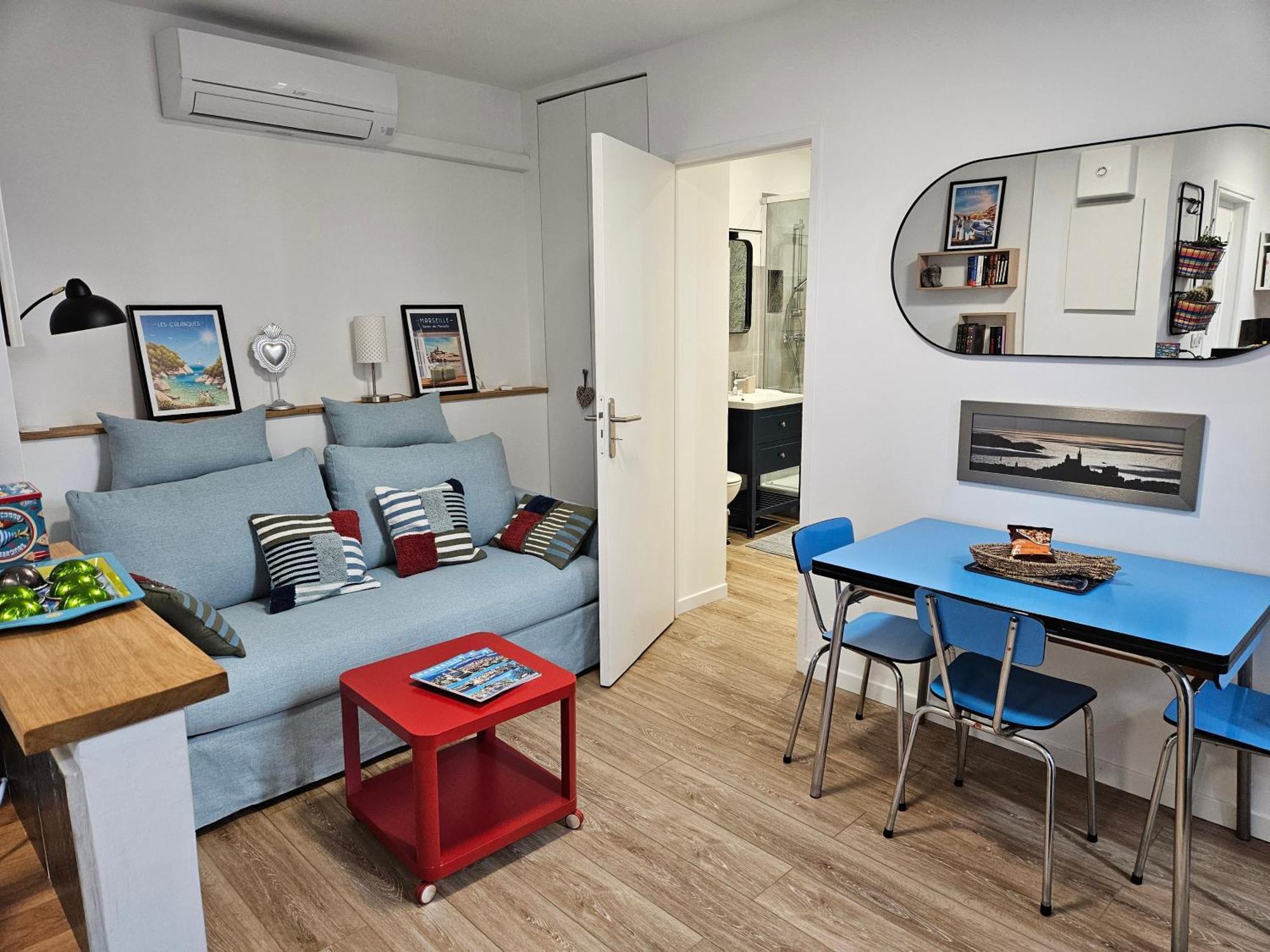 Bleu Ciel Au Panier Apartment Marseille Bagian luar foto